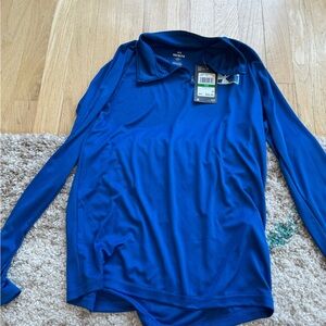 Under Armour boys Vibrant Blue Long Sleeve Tee